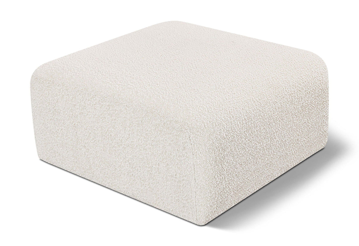 Arc - Boucle Fabric Ottoman