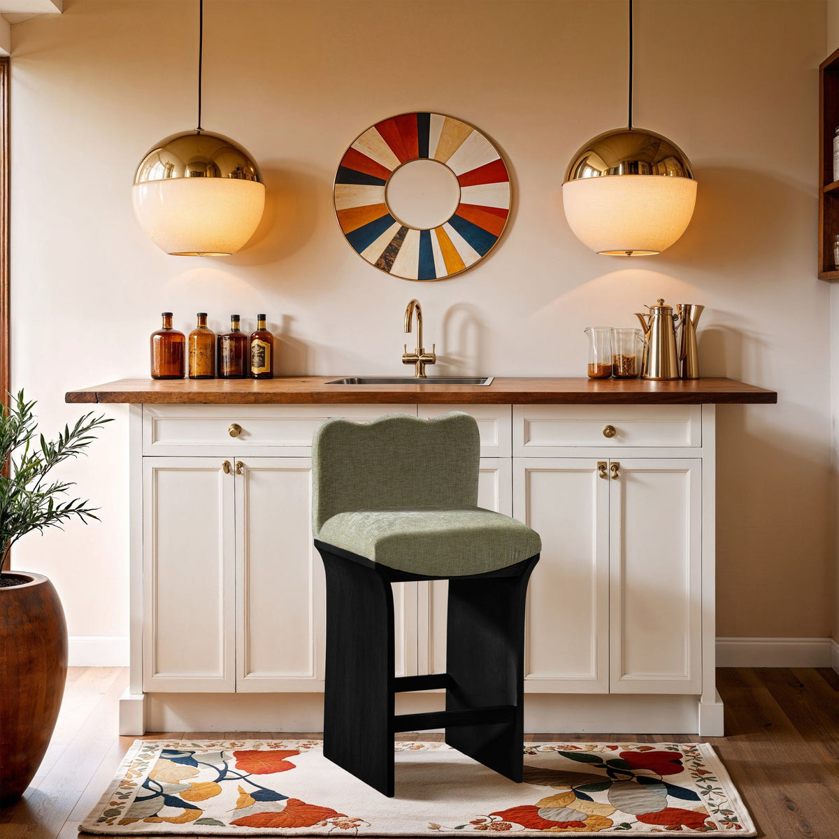 Shaw - Counter Stool - Black Base