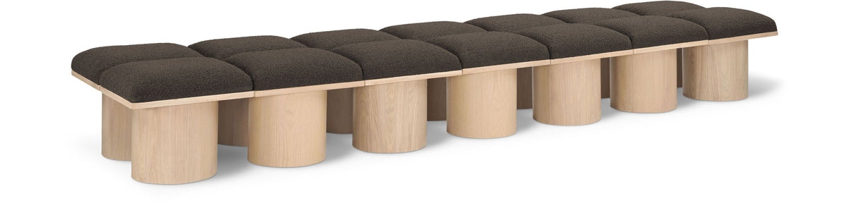 Pavilion - 14 Piece Modular Bench With Natural Base