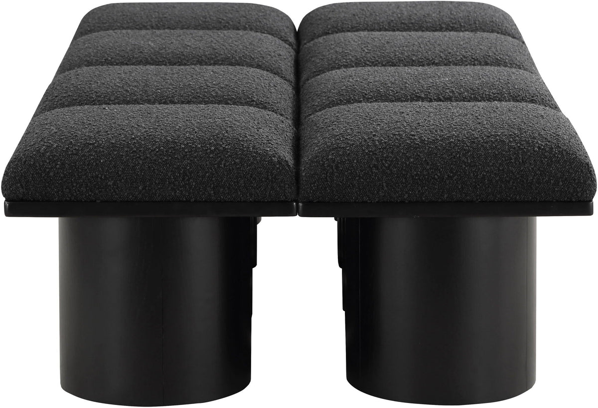 Pavilion - 8 Piece Modular Bench With Black Base