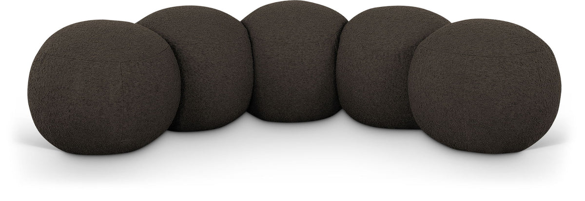 Apollo - Boucle Fabric Bench
