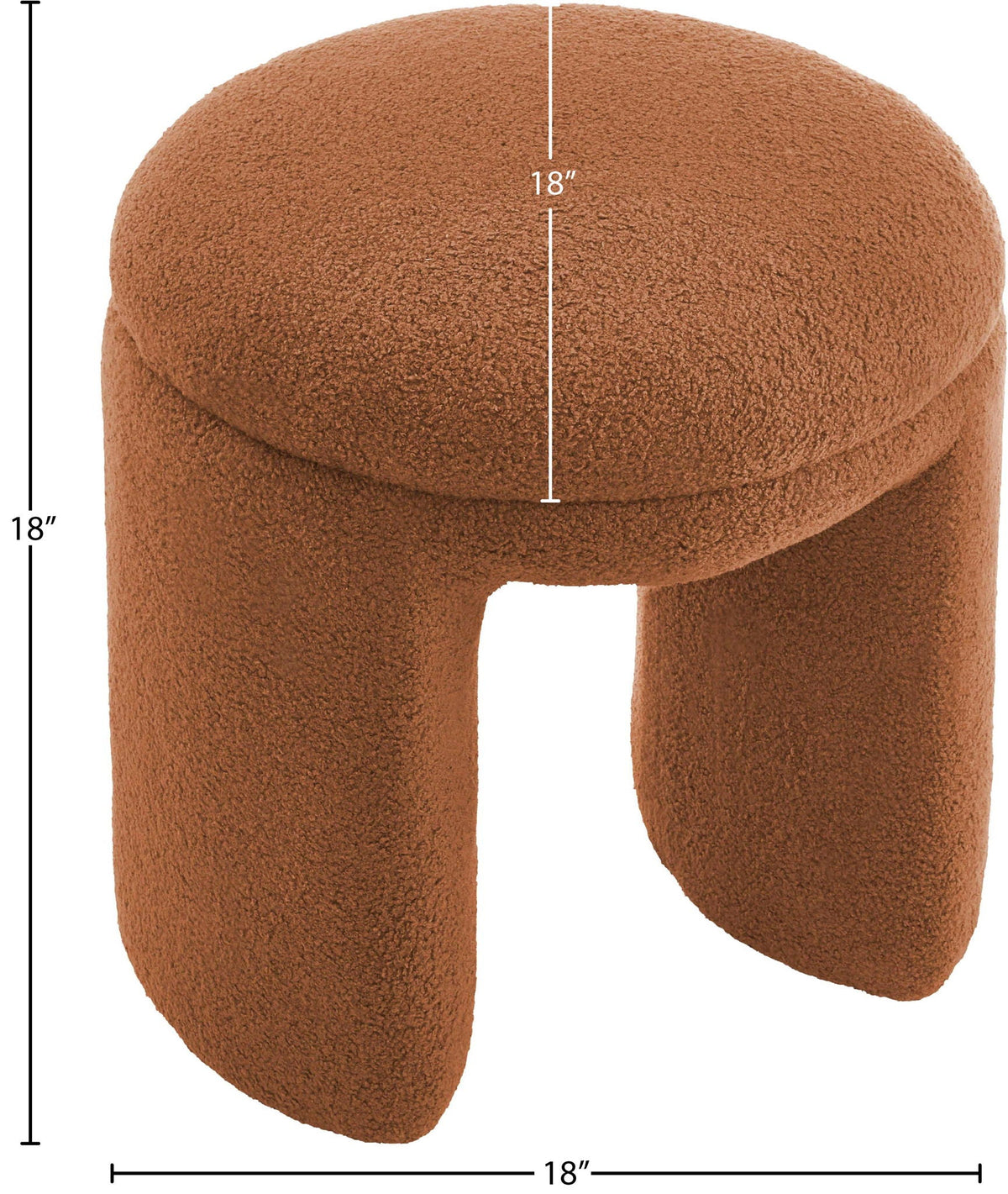 Bowen - Ottoman / Stool - Saddle