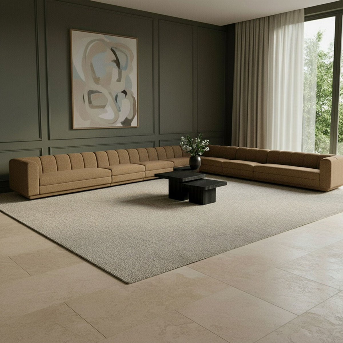 Modari - Sectional - Brown