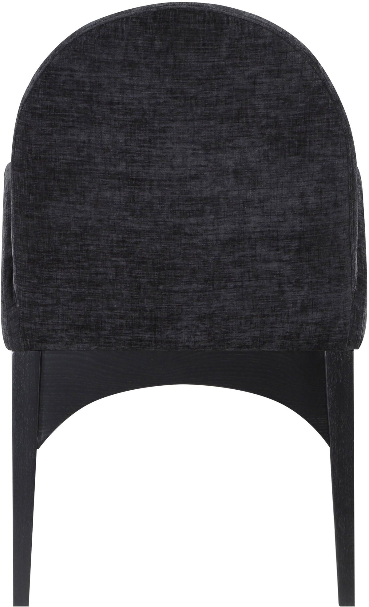 Waldorf - Chenille Dining Arm Chair With Black Legs