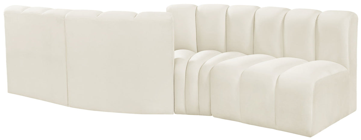 Arc - Velvet 4 Piece Sofa
