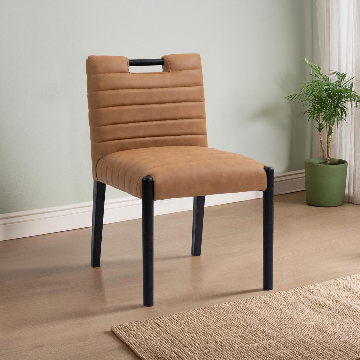 Aimee - Dining Side Chair (Set of 2) - Black Legs