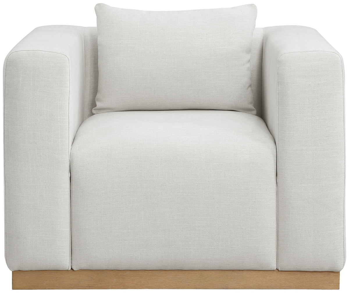 Alfie - Linen Textured Fabic Chair