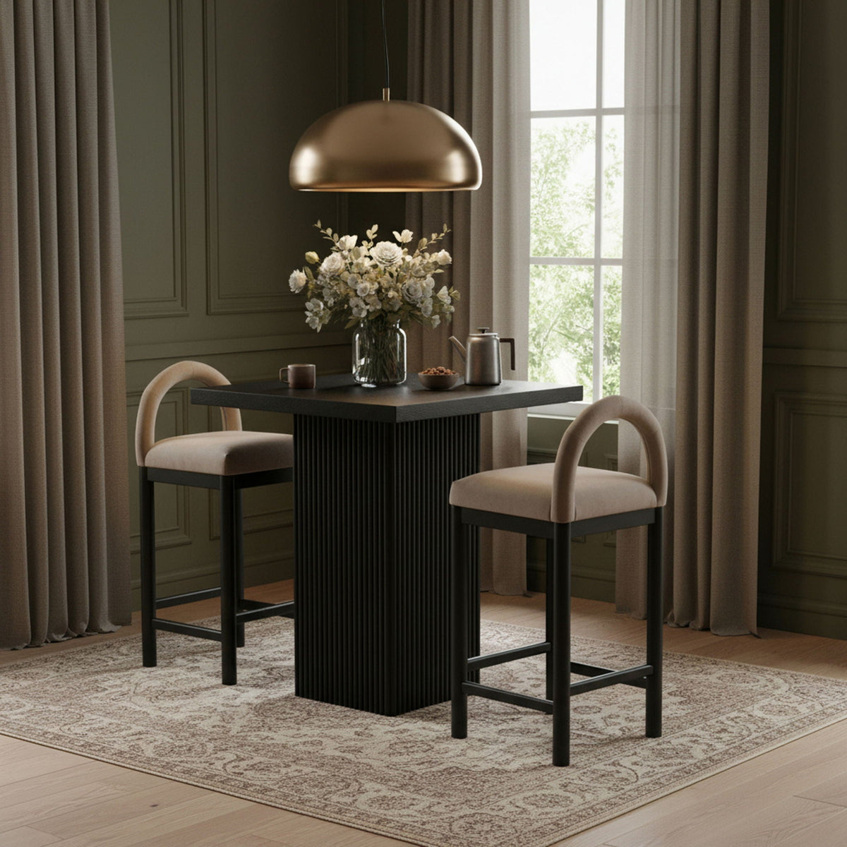 Belinda - Oak Veneer And Solid Wood Table
