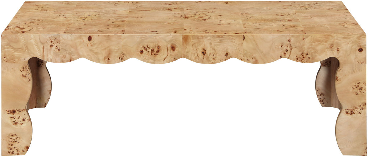 Vassa - Burl Veneer Coffee Table