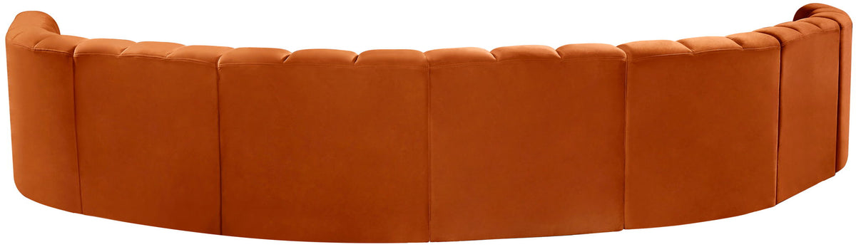 Arc - Velvet 8 Piece U-Shaped Modular Sofa