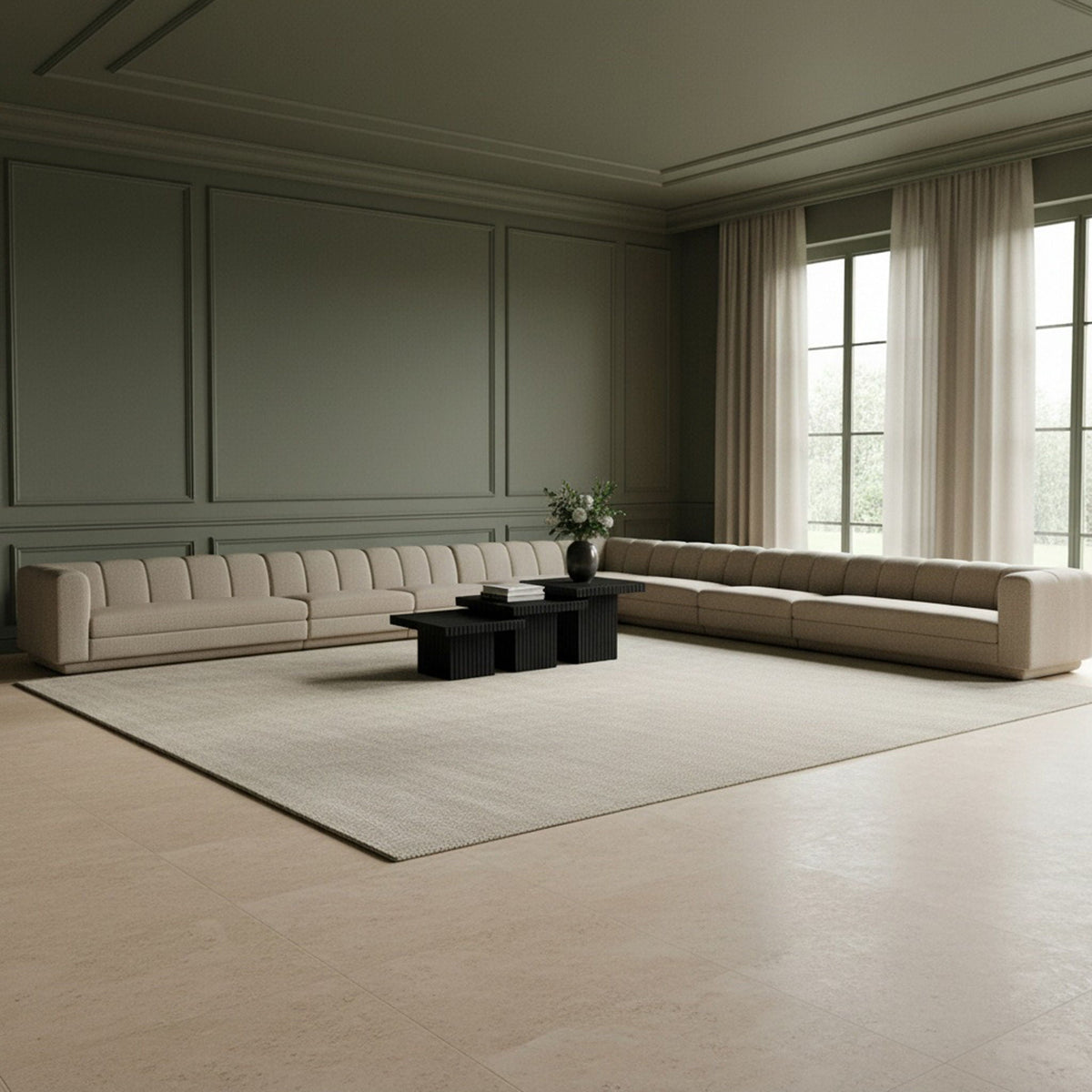 Modari - Sectional - Beige