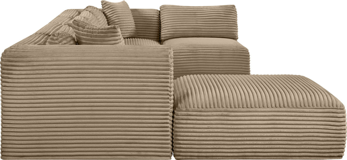 Shaggy - Fabric 6 Piece Modular U-Shaped Sectional