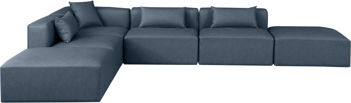 Cube - 6 Piece Modular Corner Armless Sectional