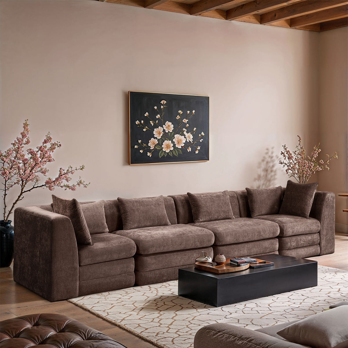 Stellar - 4 Piece Upholstered Modular Sectional