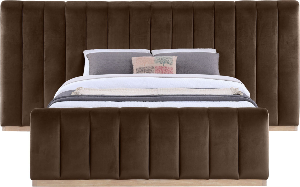 Amara - Velvet Upholstered Bed