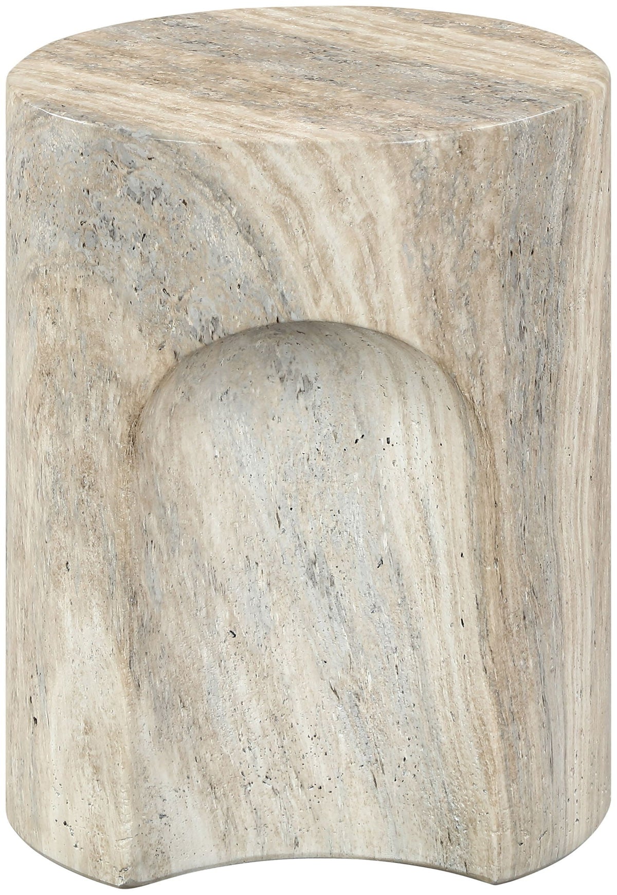 Olira - Concrete And Fiberglass Indoor / Outdoor End Table