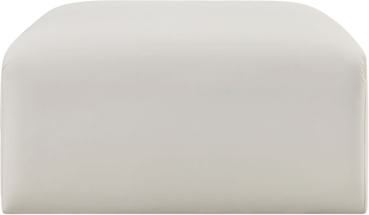 Arc - Faux Leather Ottoman