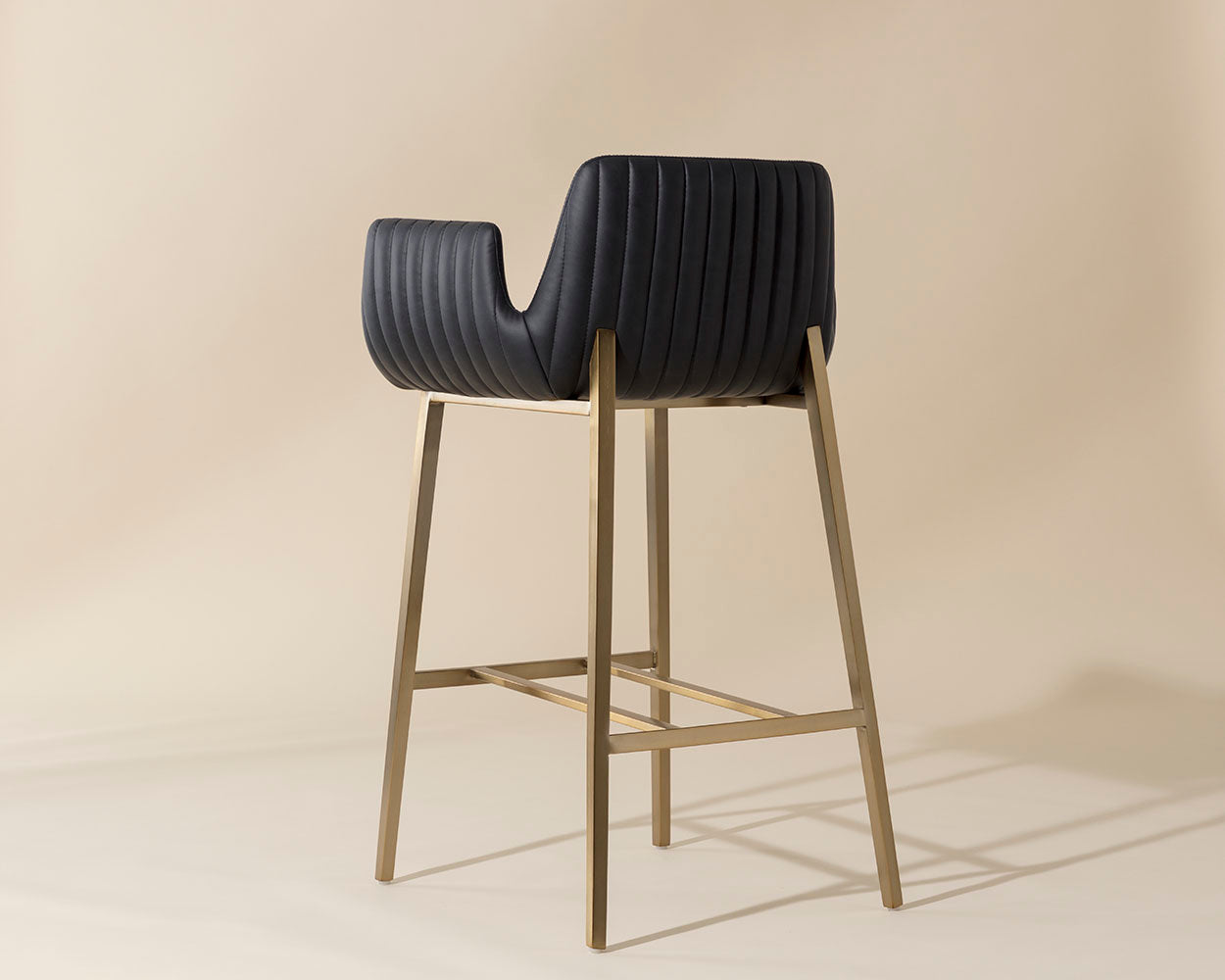 Lucano Barstool - Bravo Black