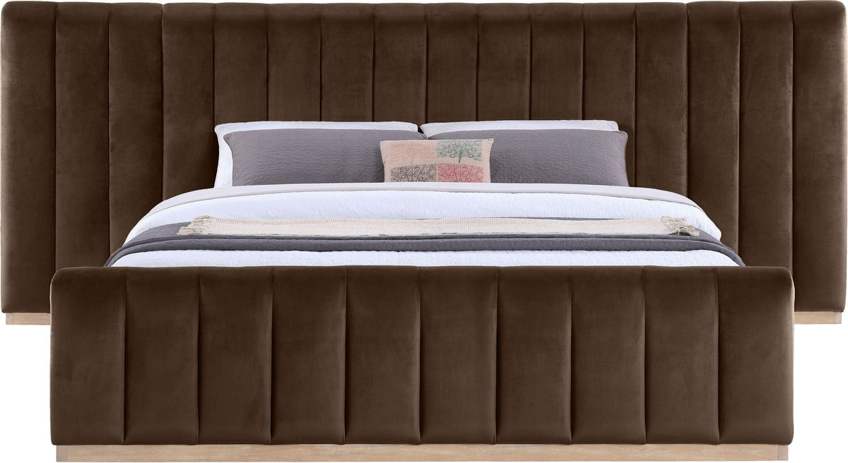 Amara - Velvet Upholstered Bed