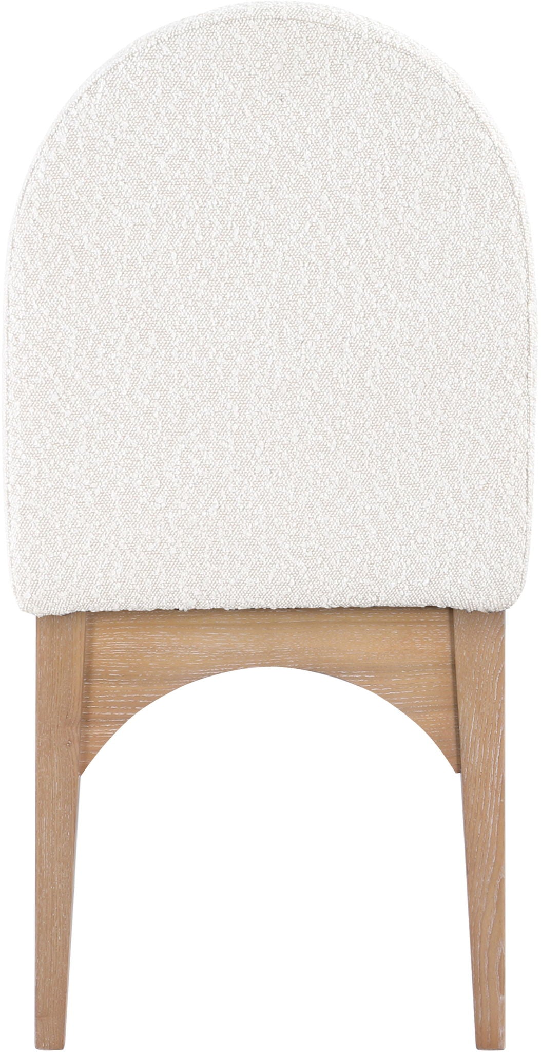 Waldorf - Boucle Dining Side Chair With Natural Legs
