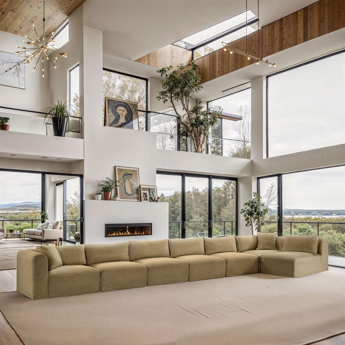 Shaggy - 7 Piece Modular Sectional