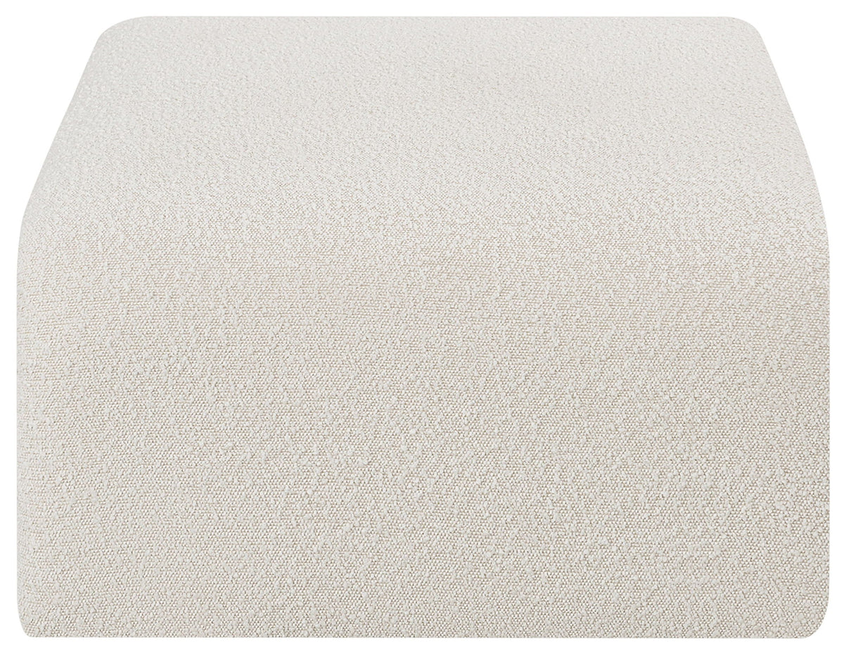 Arc - Boucle Fabric Ottoman