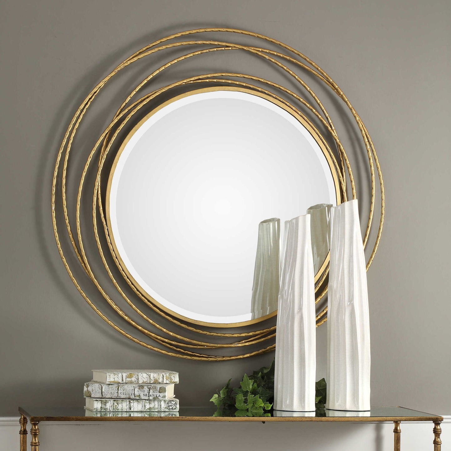 Whirlwind - Round Mirror