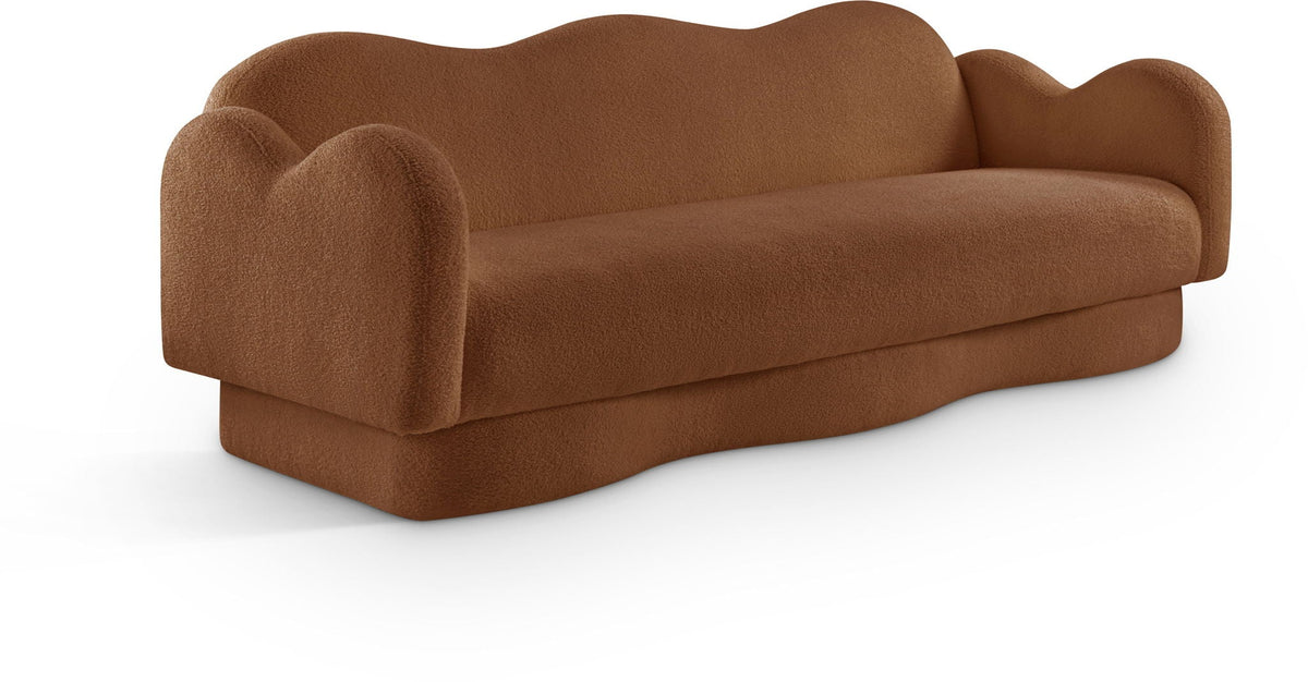 Bloom - Teddy Fabric Sofa - Saddle
