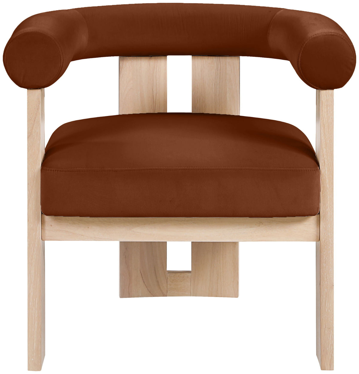 Arienzo - Performance Fabric Upholstered Accent Chair - Natural Base
