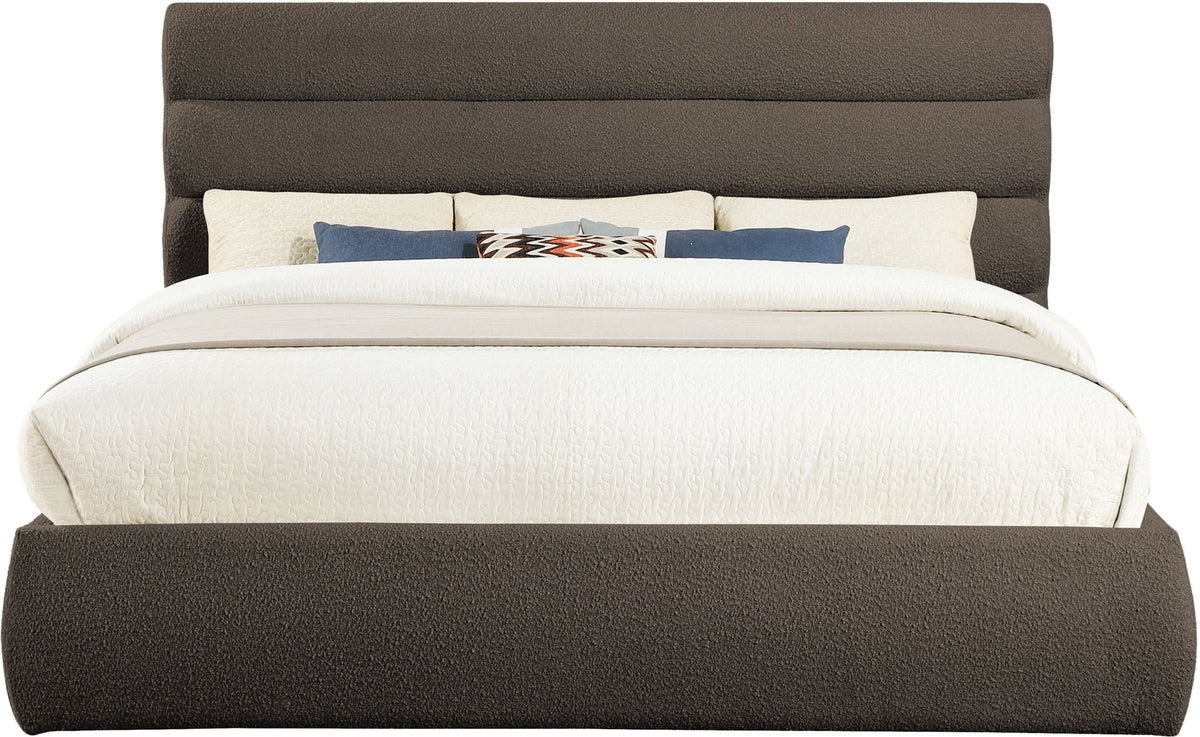 Adam - Boucle Fabric Bed With 52" Headboard
