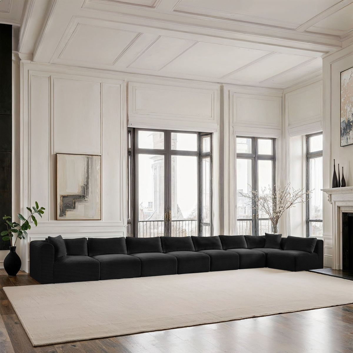 Shaggy - 8 Piece Modular Sectional
