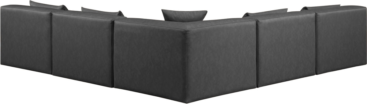 Cube - 5 Piece Modular Corner Armless Sectional