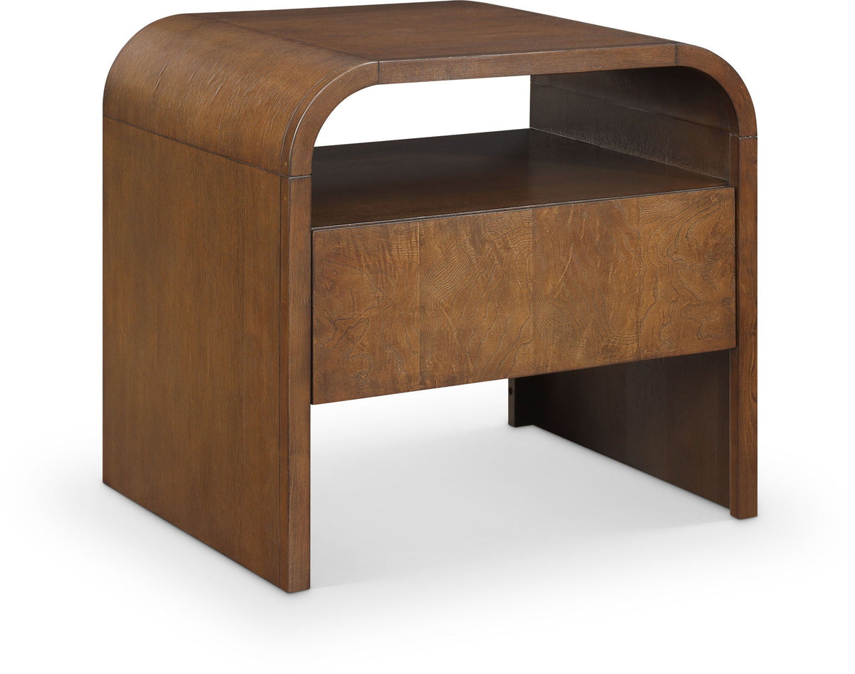 Giada - Solid Wood And Veneer Nightstand