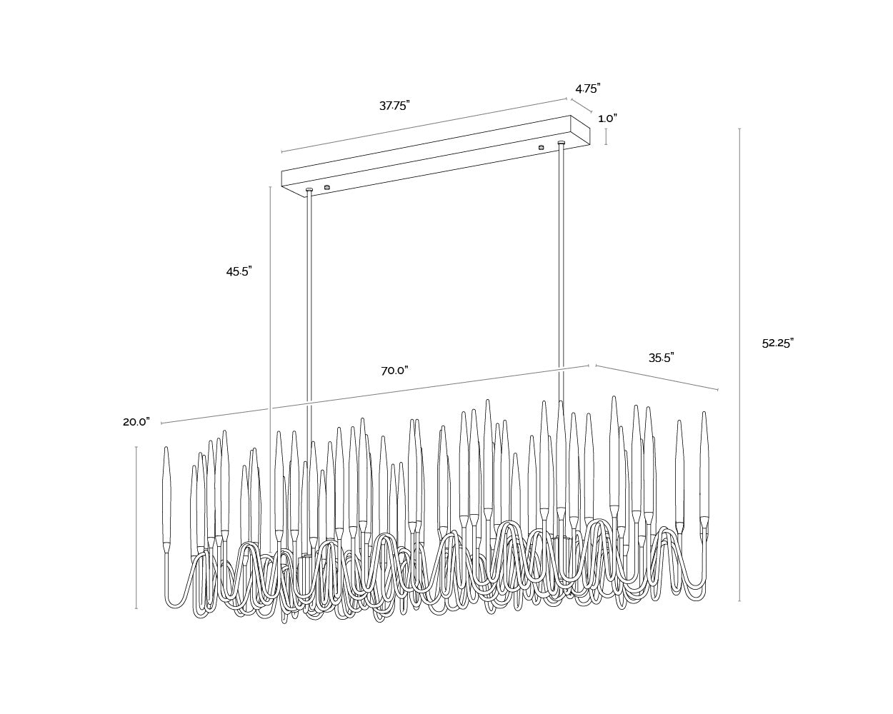 Hestia Chandelier -