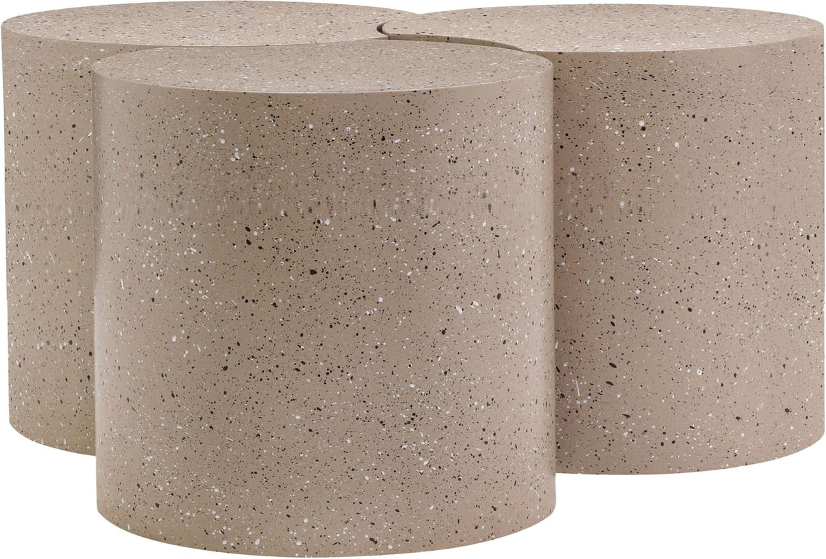 Dimple - 3 Piece Modular Coffee Table - Terazzo Finish