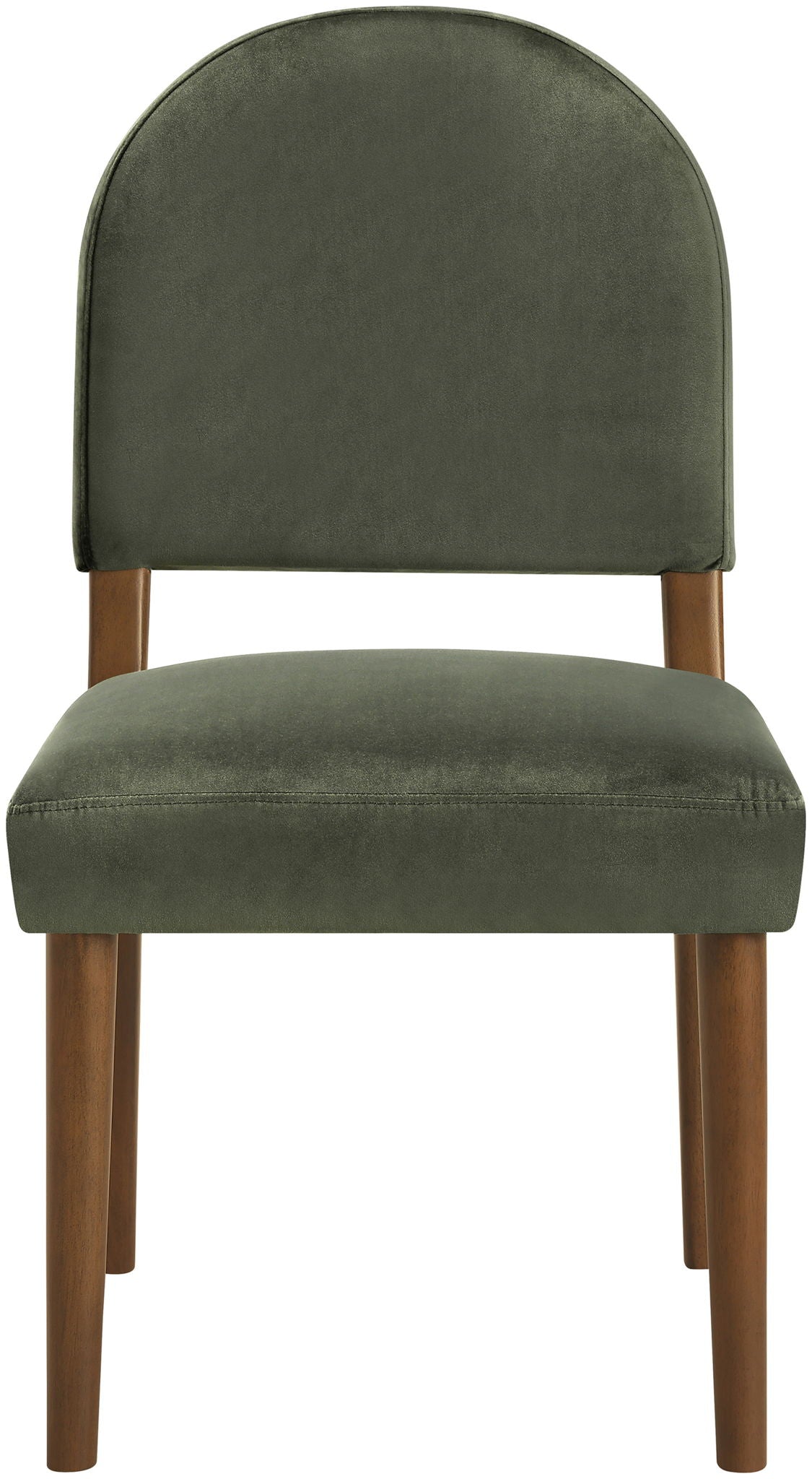 Varinelle - Velvet Dining Chair (Set of 2) - Walnut Frame