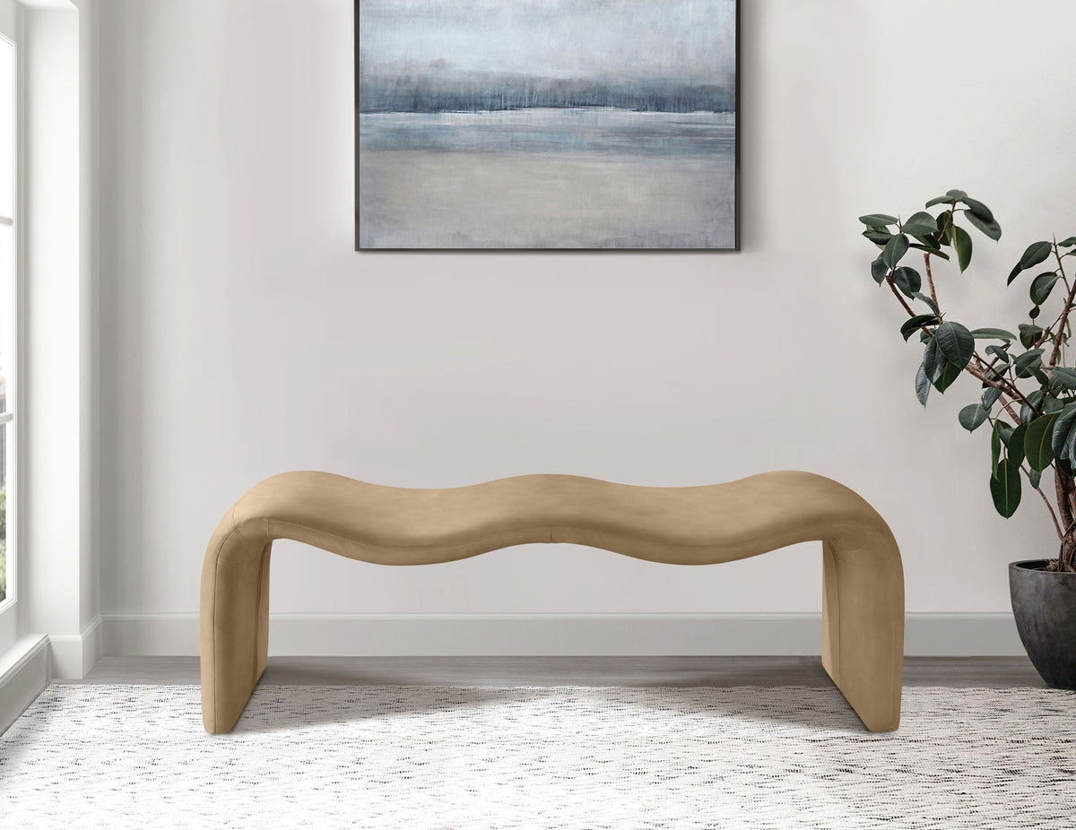 Willow - Faux Leather Bench