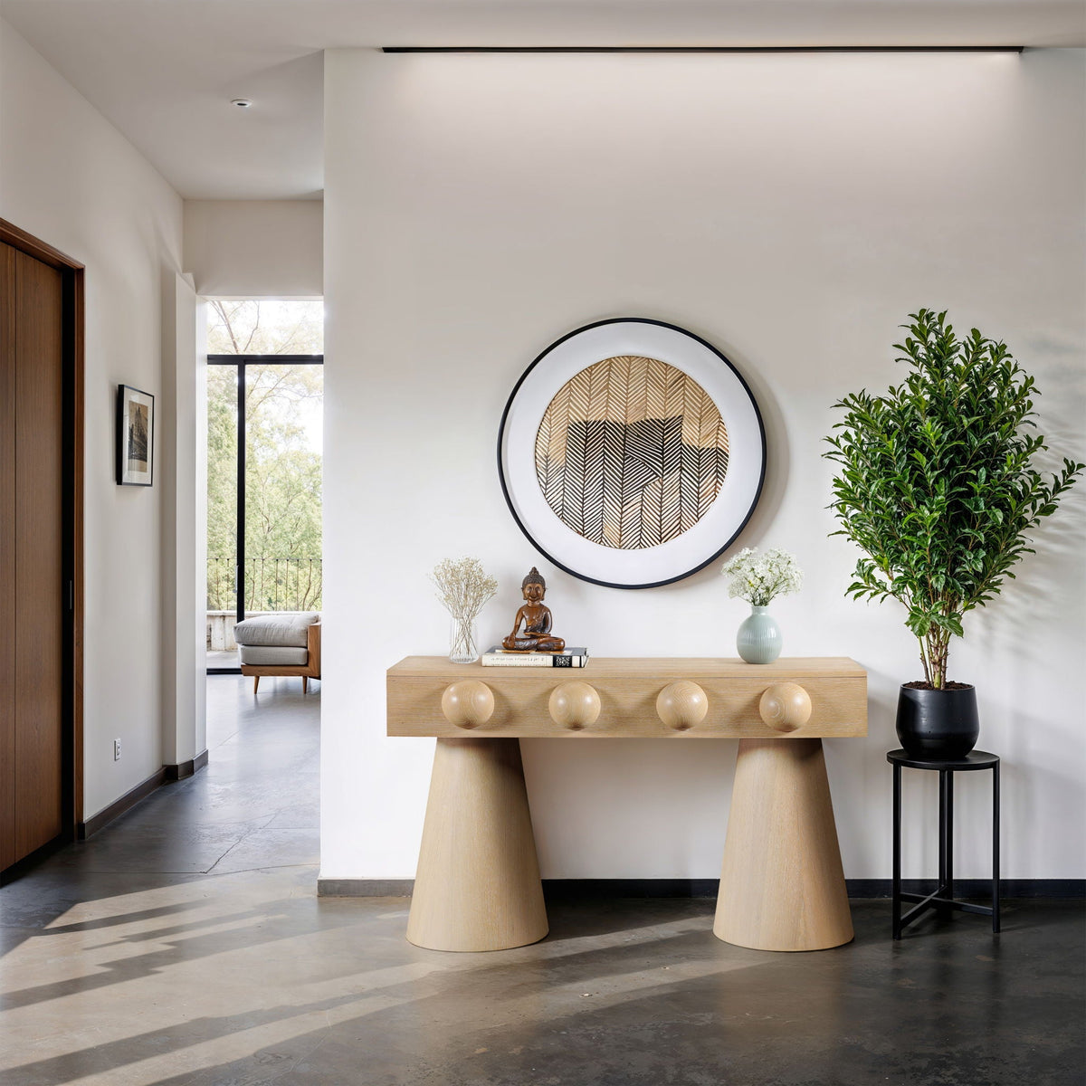 Bracciano - Oak Veneer Console Table