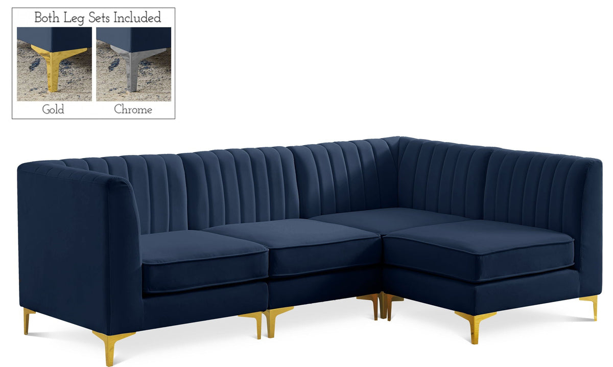 Alina - 4 Piece Modular L-Shaped Sectional