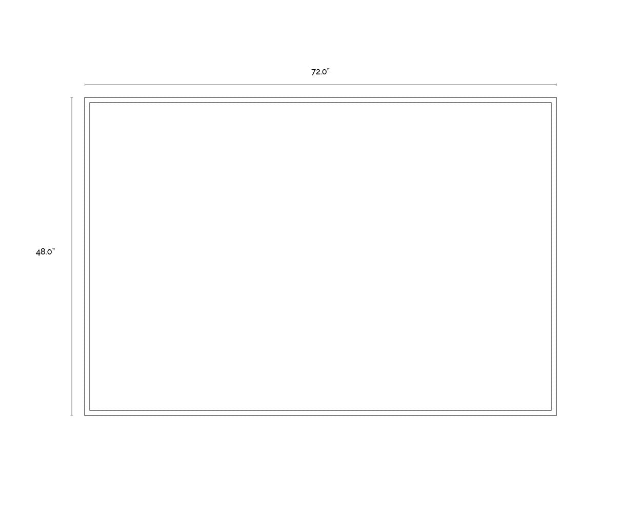 Fleeting Wish - 72" X 48" - Black Floater Frame