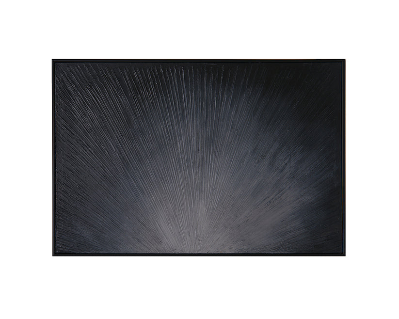 Explosive 60" X 40" Black Floater Frame