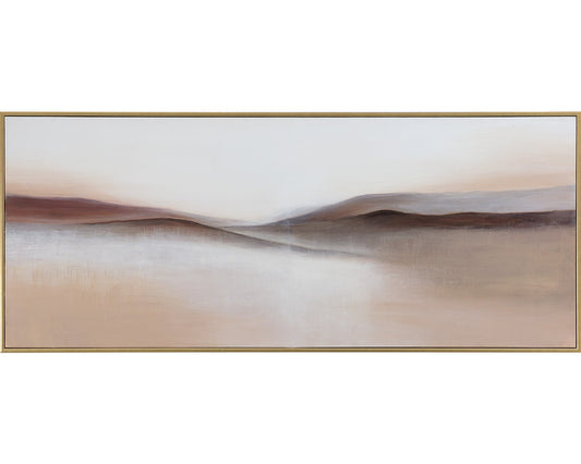 Desert Sands 72" X 30" Gold Floater Frame