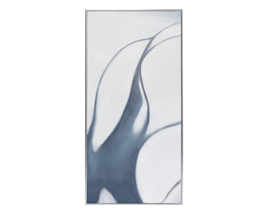 Meditation (Set Of 3) 30" X 60" Silver Floater Frame