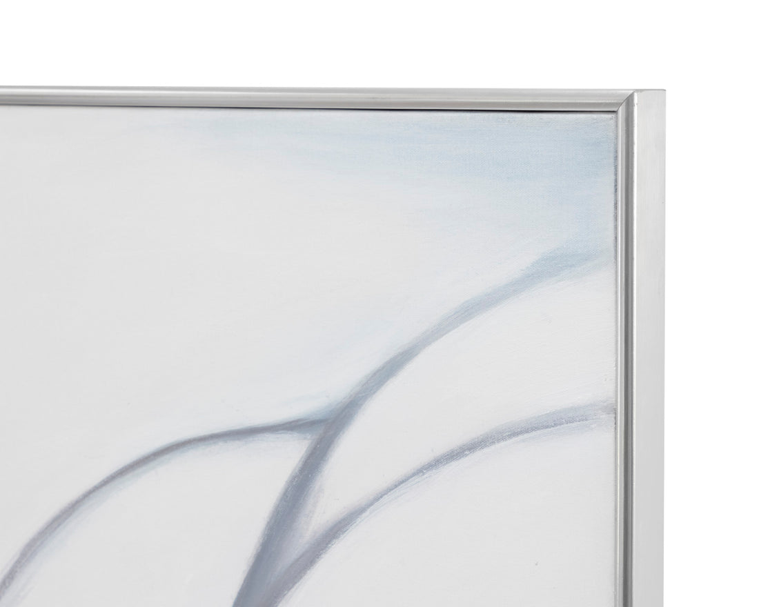 Meditation (Set Of 3) 30" X 60" Silver Floater Frame