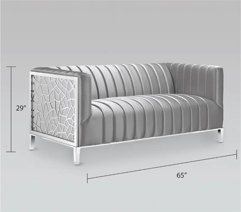 Conrad Loveseat w/ steel frame