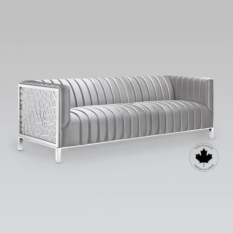 Conrad Sofa, w/ Laser cut detail