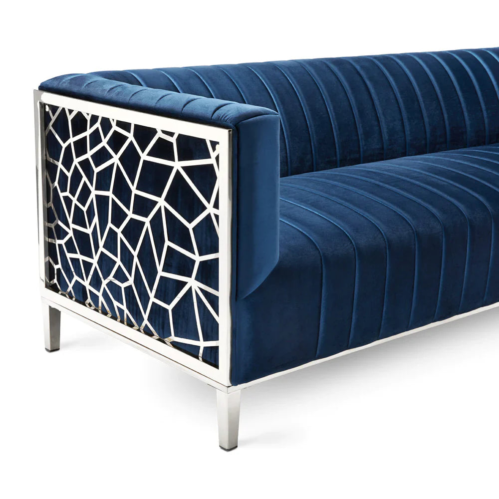 Conrad Sofa, w/ Laser cut detail