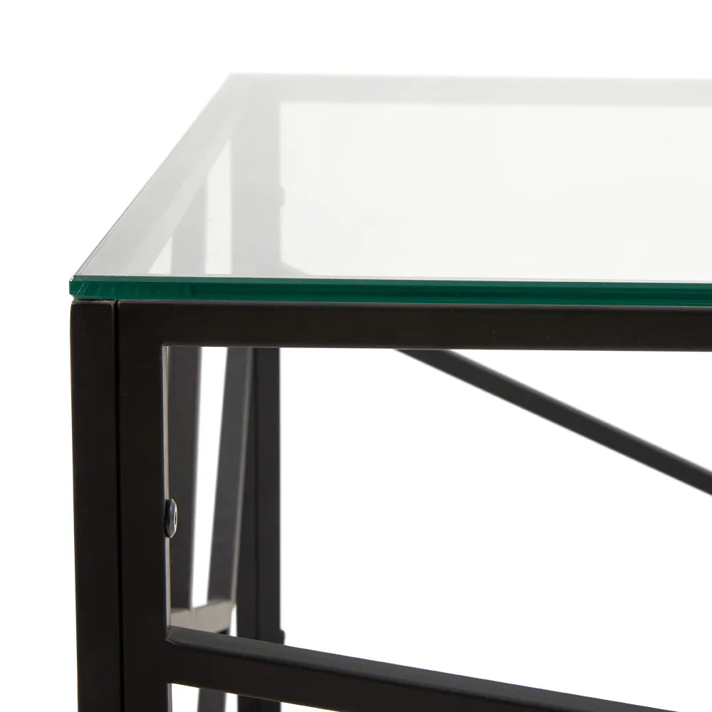 Carole Coffee Table  (Black Frame)