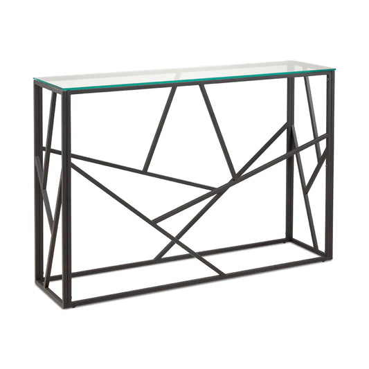 Carole Console Table  (Black Frame)