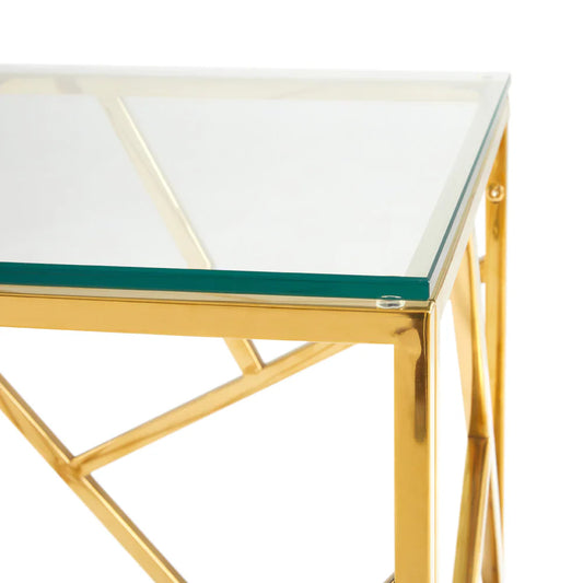 Carole Gold Console Table